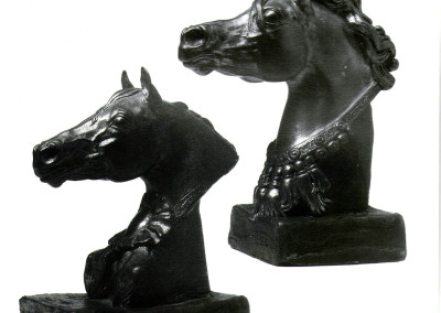 Quarter horse e L'arabo, 1977/1979, 13x15 cm