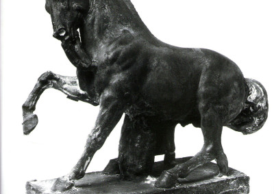 Classico Greco, 1963, bronzo, 18x19 cm